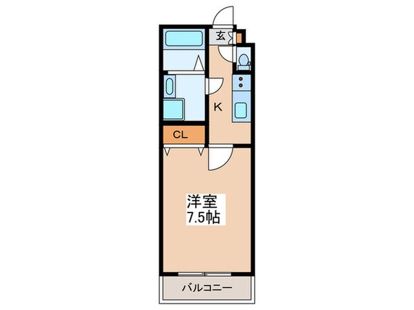 ﾌﾞﾗｲｽﾞ高井戸DUEの物件間取画像